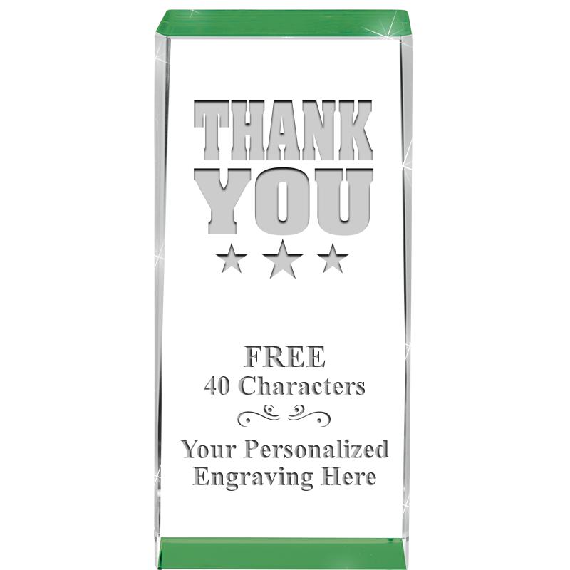 4.5" SPOTLIGHT GREEN CRYSTAL