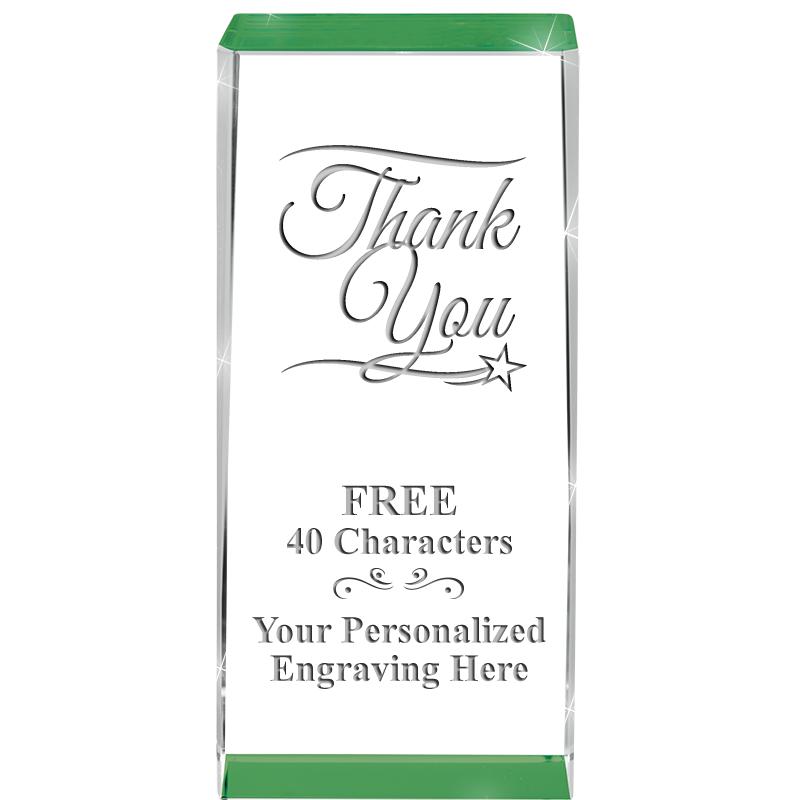 4.5" SPOTLIGHT GREEN CRYSTAL