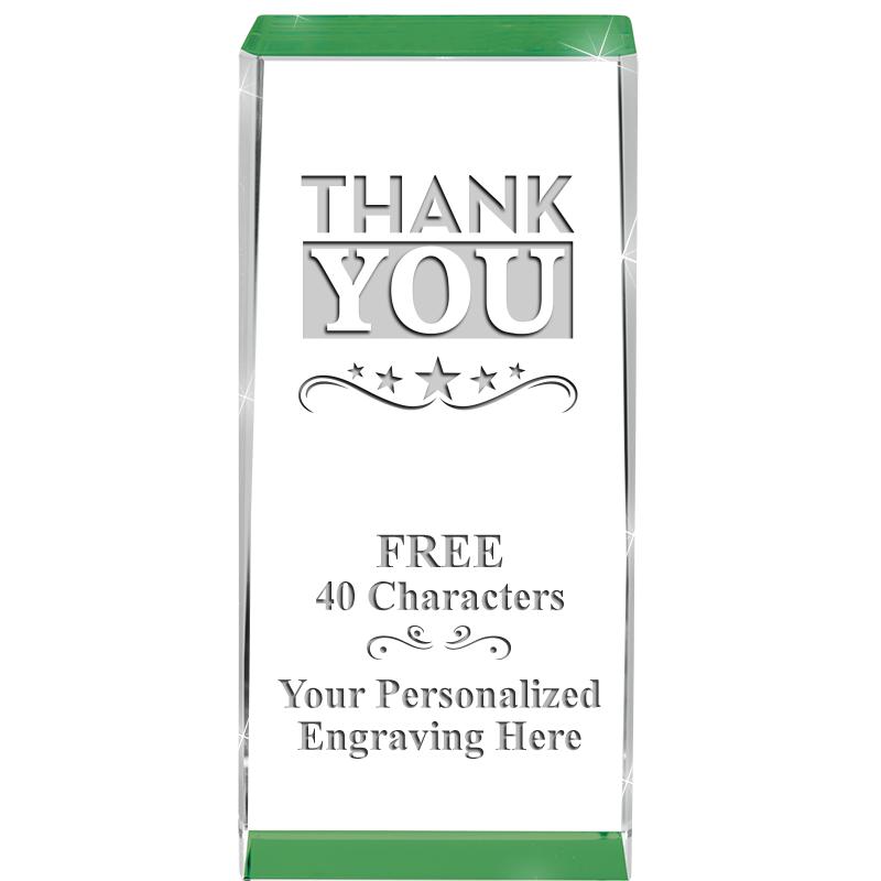 4.5" SPOTLIGHT GREEN CRYSTAL