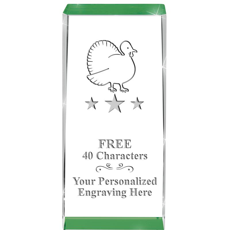 4.5" SPOTLIGHT GREEN CRYSTAL