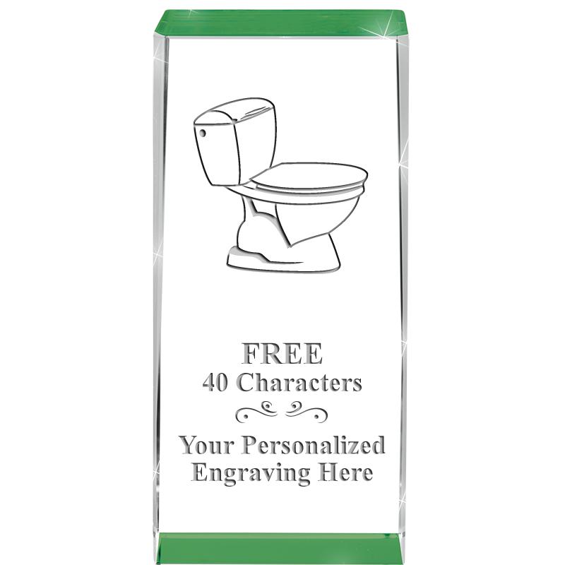 4.5" SPOTLIGHT GREEN CRYSTAL