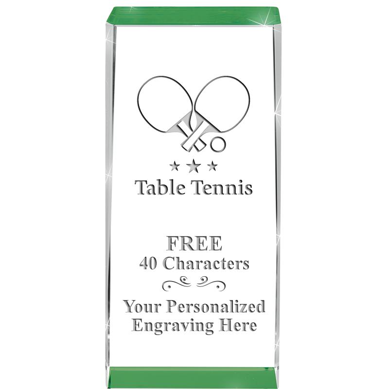 4.5" SPOTLIGHT GREEN CRYSTAL