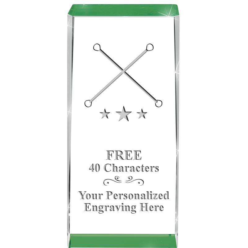 4.5" SPOTLIGHT GREEN CRYSTAL