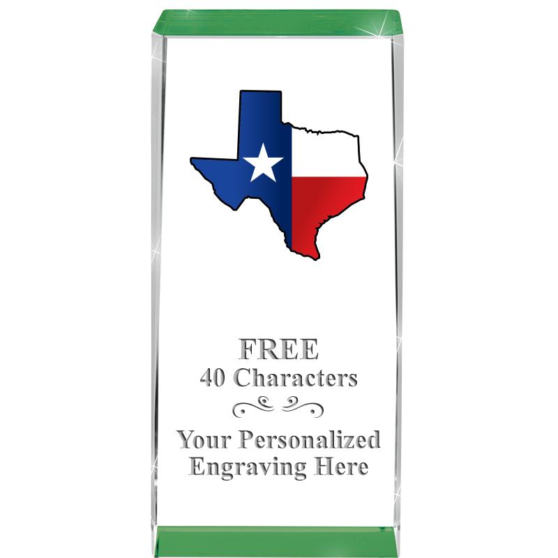 4.5" SPOTLIGHT GREEN CRYSTAL