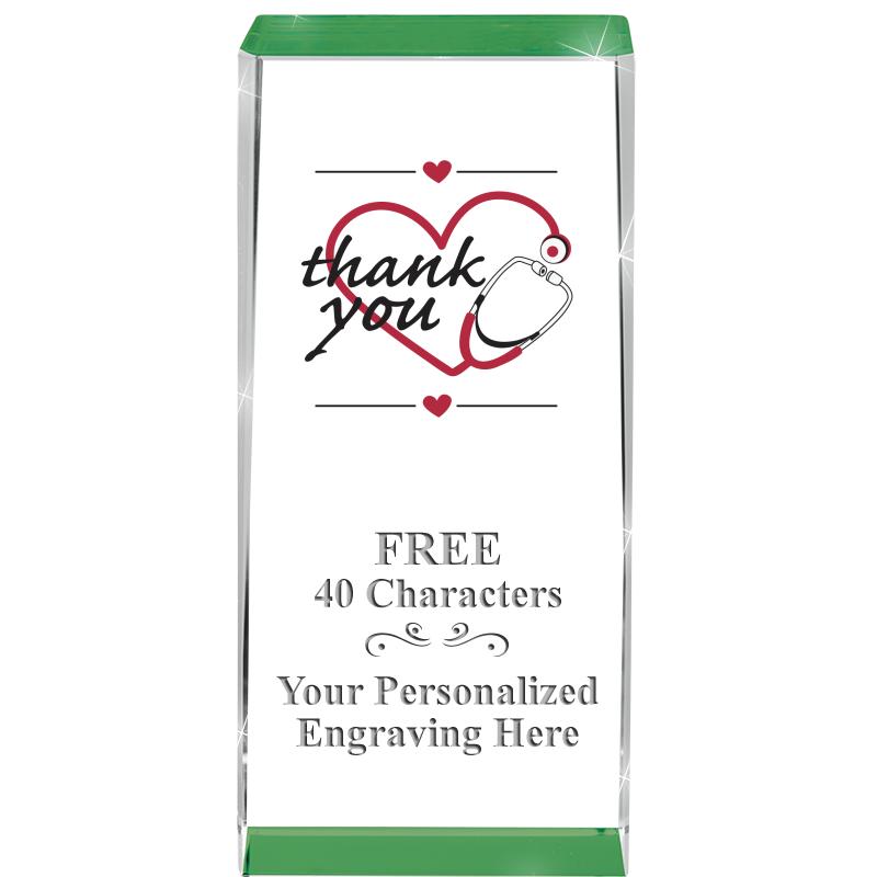 4.5" SPOTLIGHT GREEN CRYSTAL