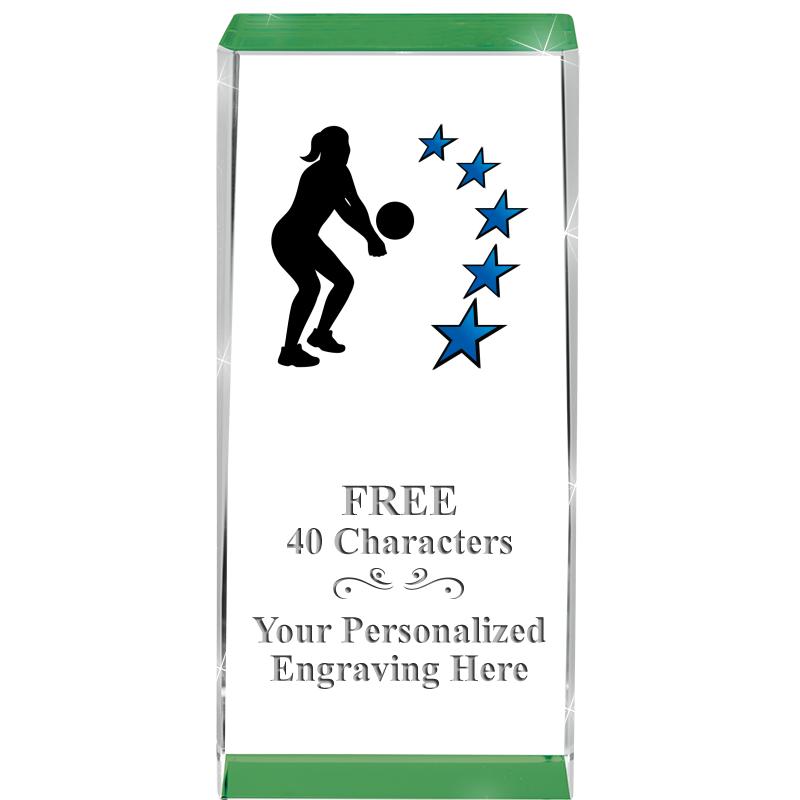 4.5" SPOTLIGHT GREEN CRYSTAL