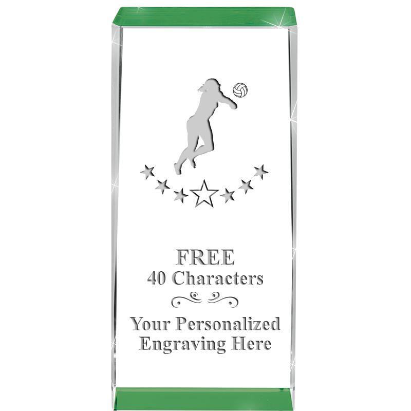 4.5" SPOTLIGHT GREEN CRYSTAL