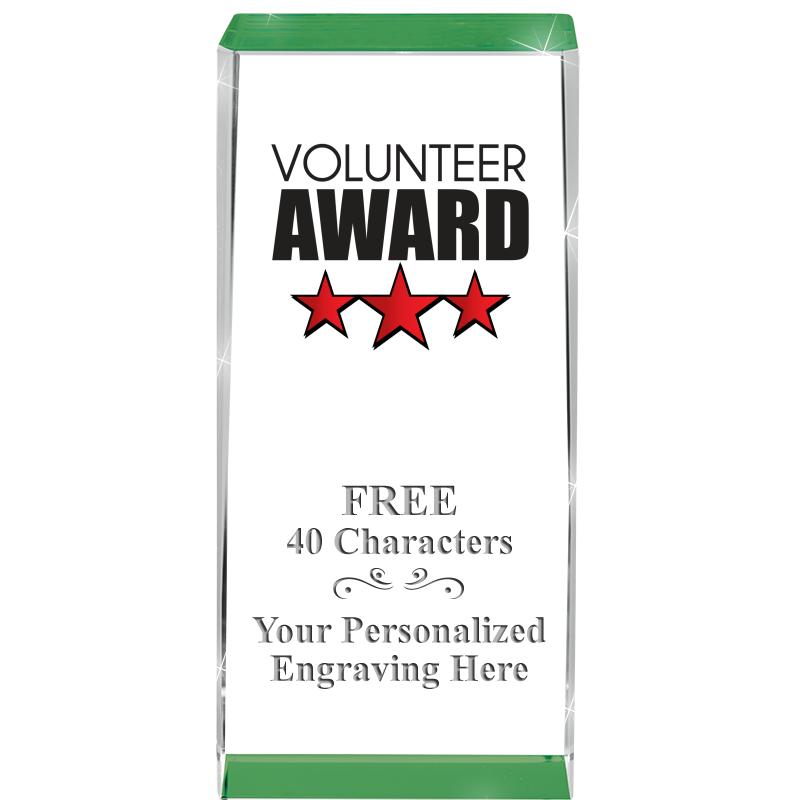 4.5" SPOTLIGHT GREEN CRYSTAL