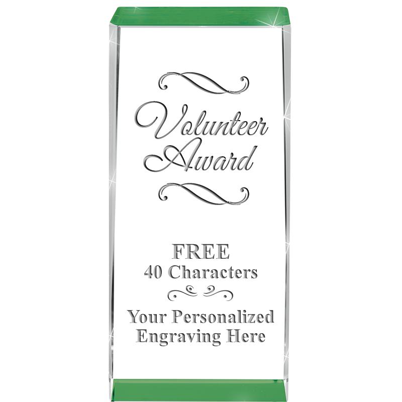 4.5" SPOTLIGHT GREEN CRYSTAL