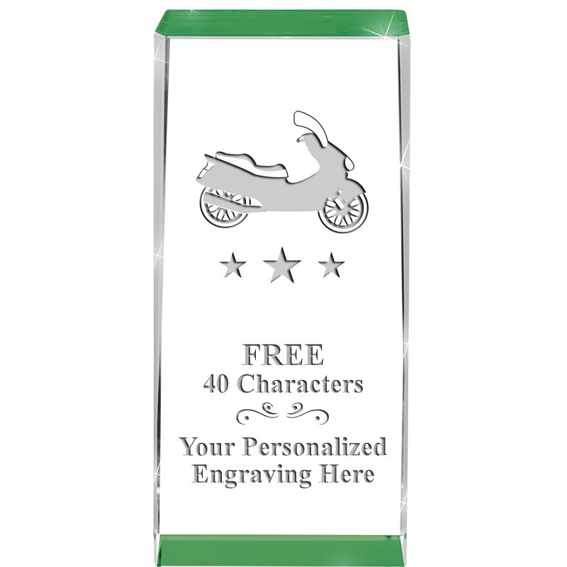 4.5" SPOTLIGHT GREEN CRYSTAL