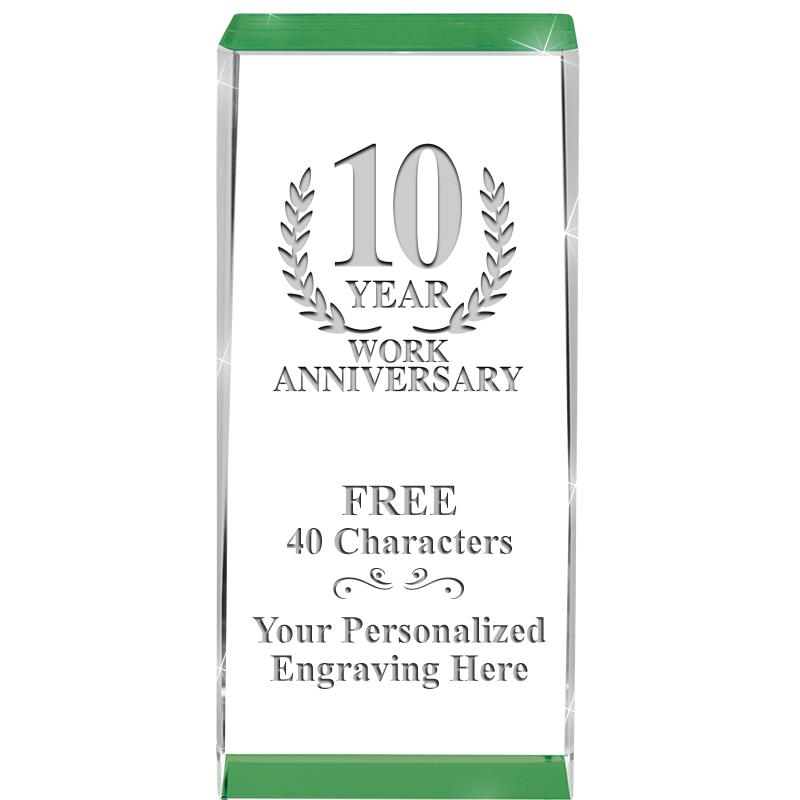 4.5" SPOTLIGHT GREEN CRYSTAL