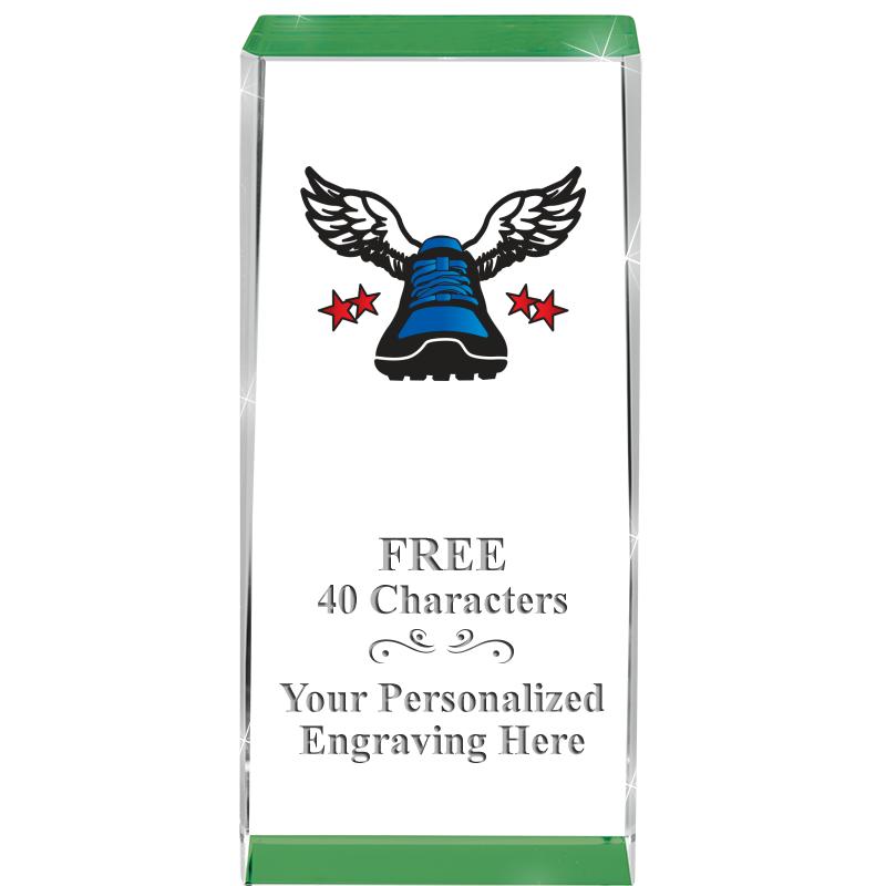 4.5" SPOTLIGHT GREEN CRYSTAL