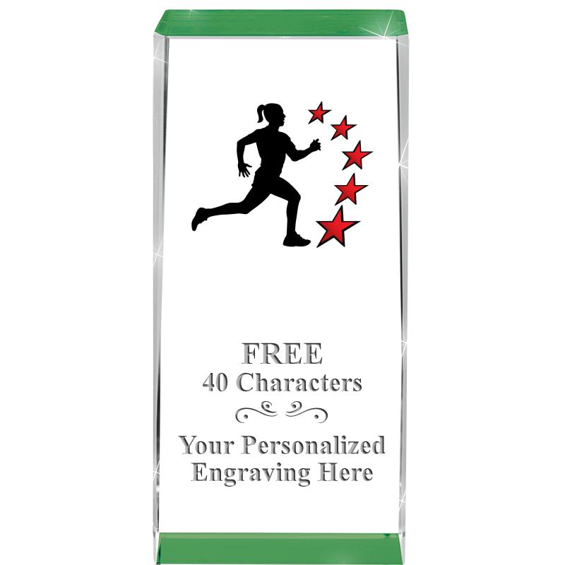 4.5" SPOTLIGHT GREEN CRYSTAL