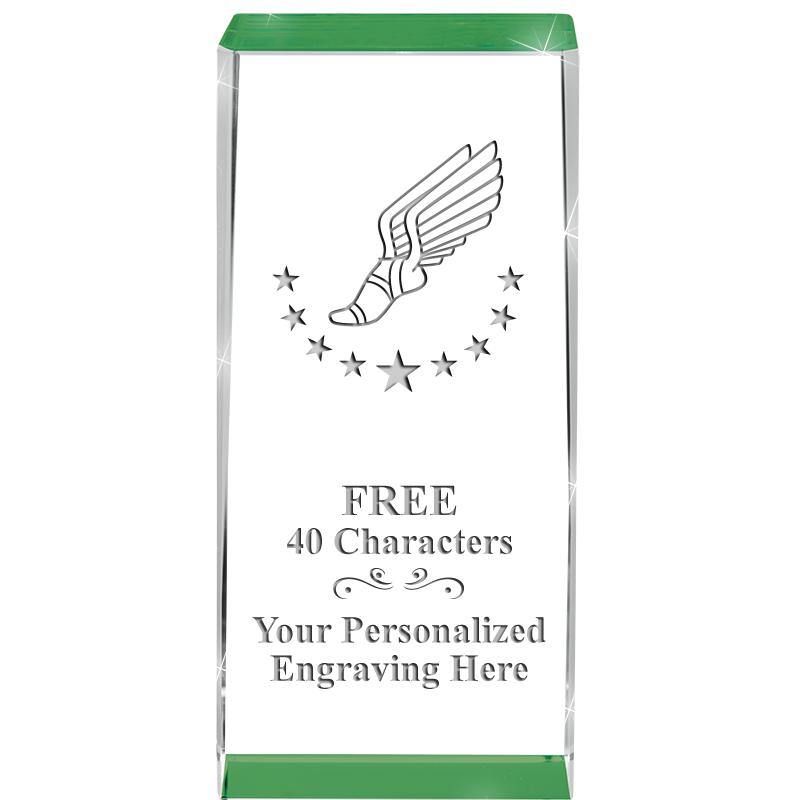 4.5" SPOTLIGHT GREEN CRYSTAL