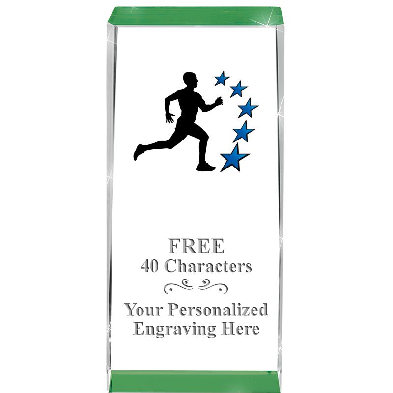 4.5" SPOTLIGHT GREEN CRYSTAL