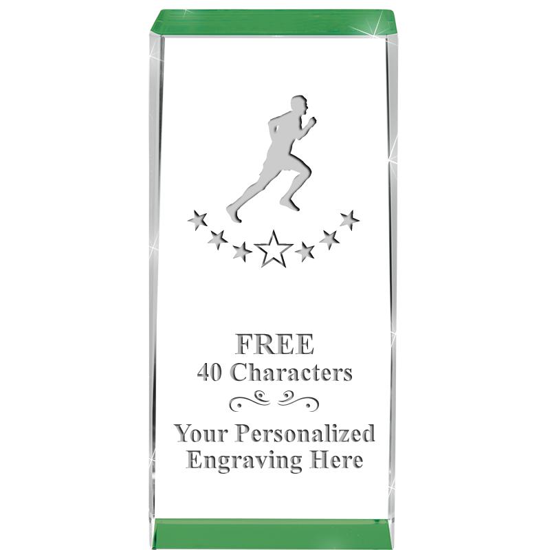 4.5" SPOTLIGHT GREEN CRYSTAL