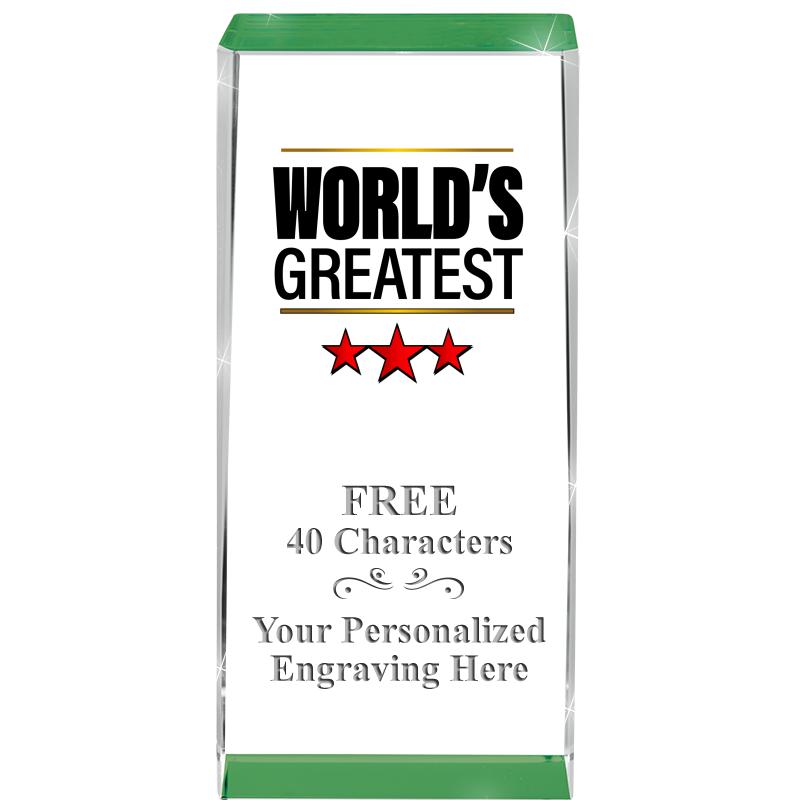 4.5" SPOTLIGHT GREEN CRYSTAL