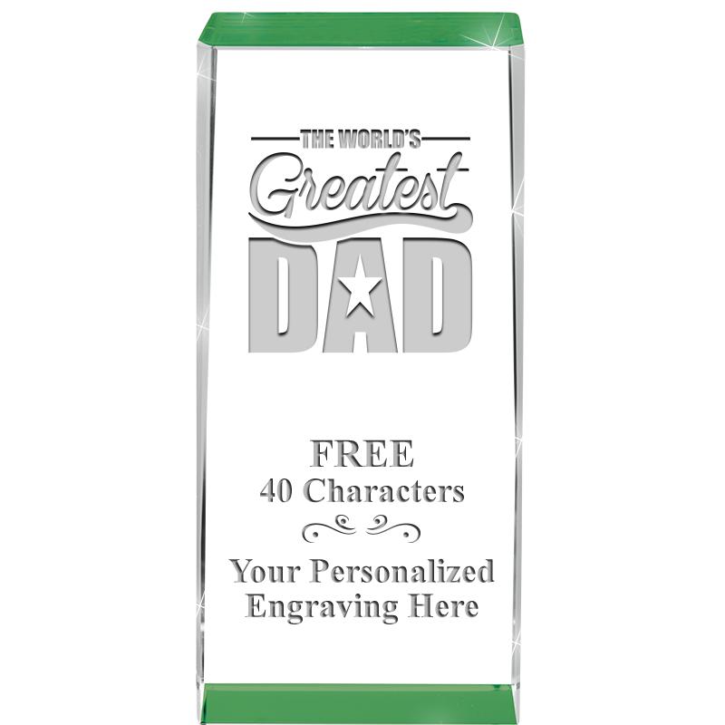 4.5" SPOTLIGHT GREEN CRYSTAL