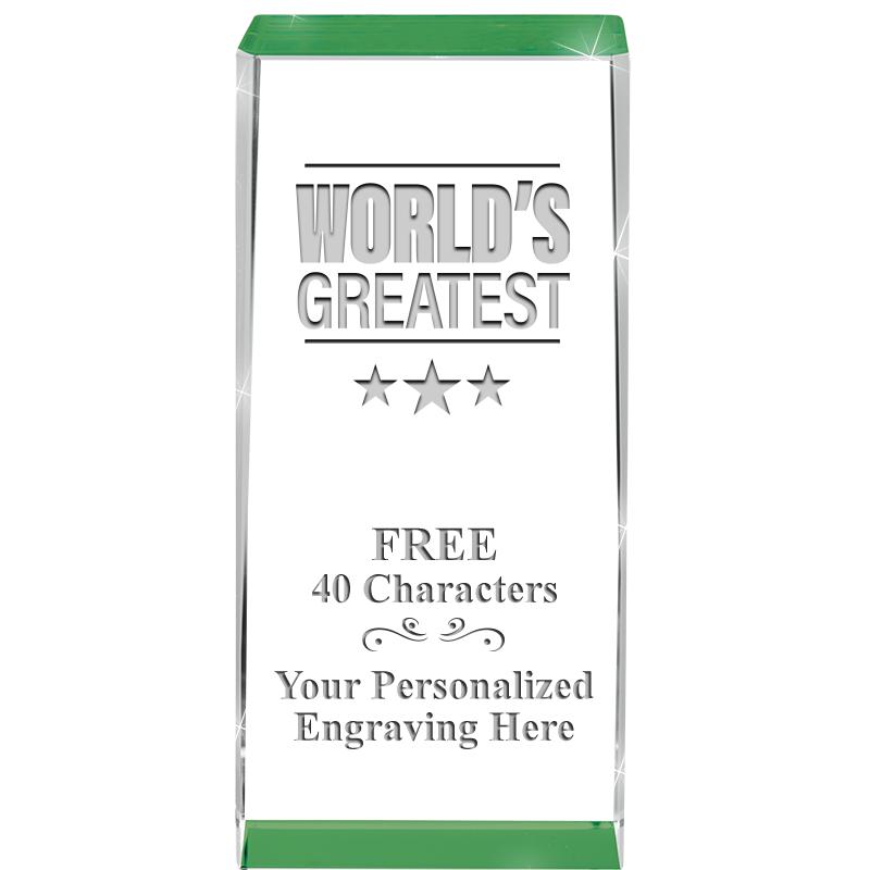 4.5" SPOTLIGHT GREEN CRYSTAL