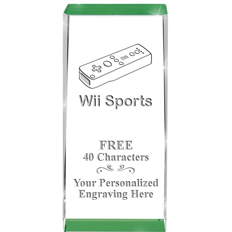 4.5" SPOTLIGHT GREEN CRYSTAL