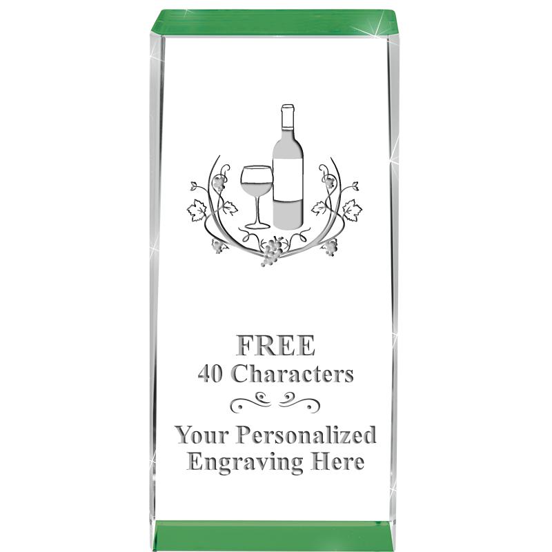 4.5" SPOTLIGHT GREEN CRYSTAL