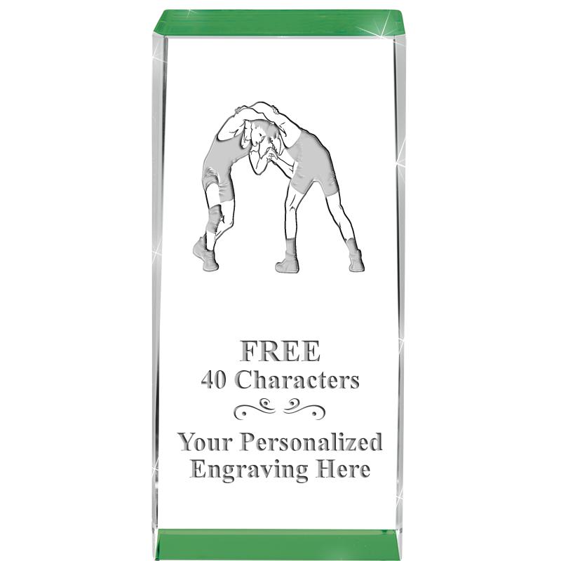 4.5" SPOTLIGHT GREEN CRYSTAL