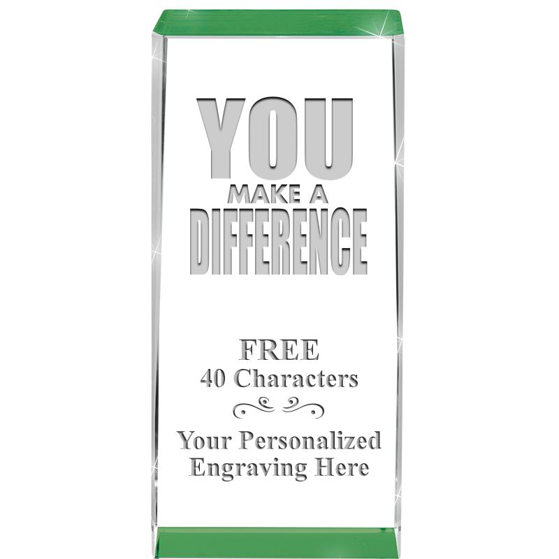 4.5" SPOTLIGHT GREEN CRYSTAL