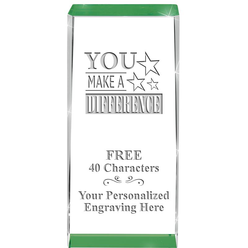 4.5" SPOTLIGHT GREEN CRYSTAL