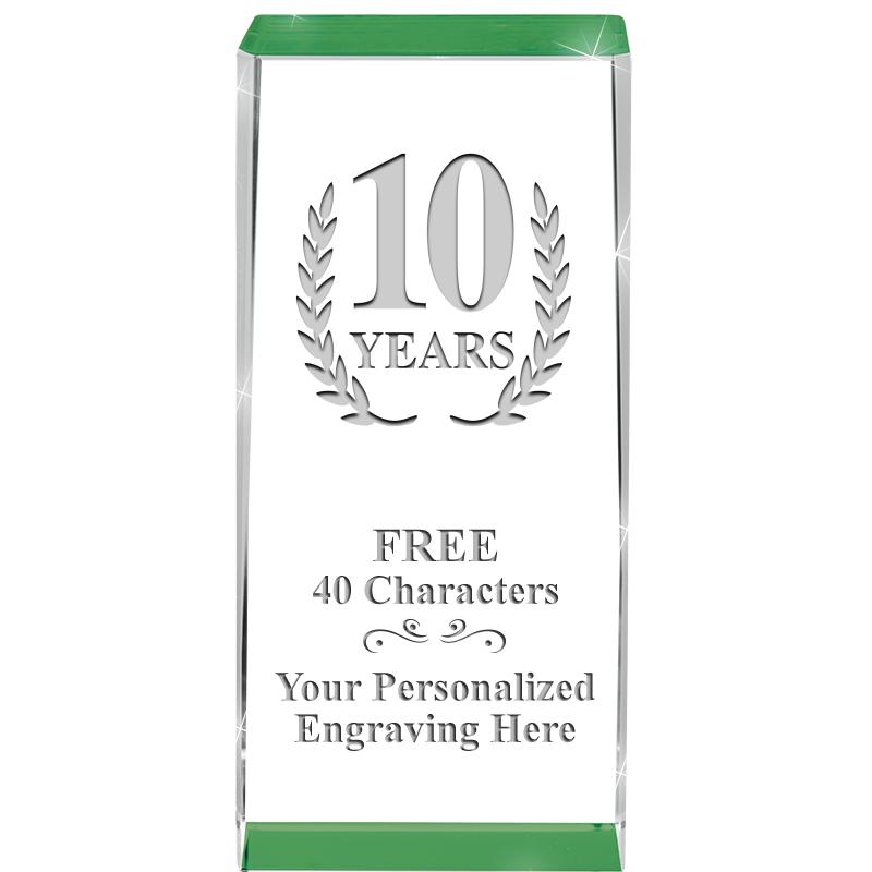 4.5" SPOTLIGHT GREEN CRYSTAL