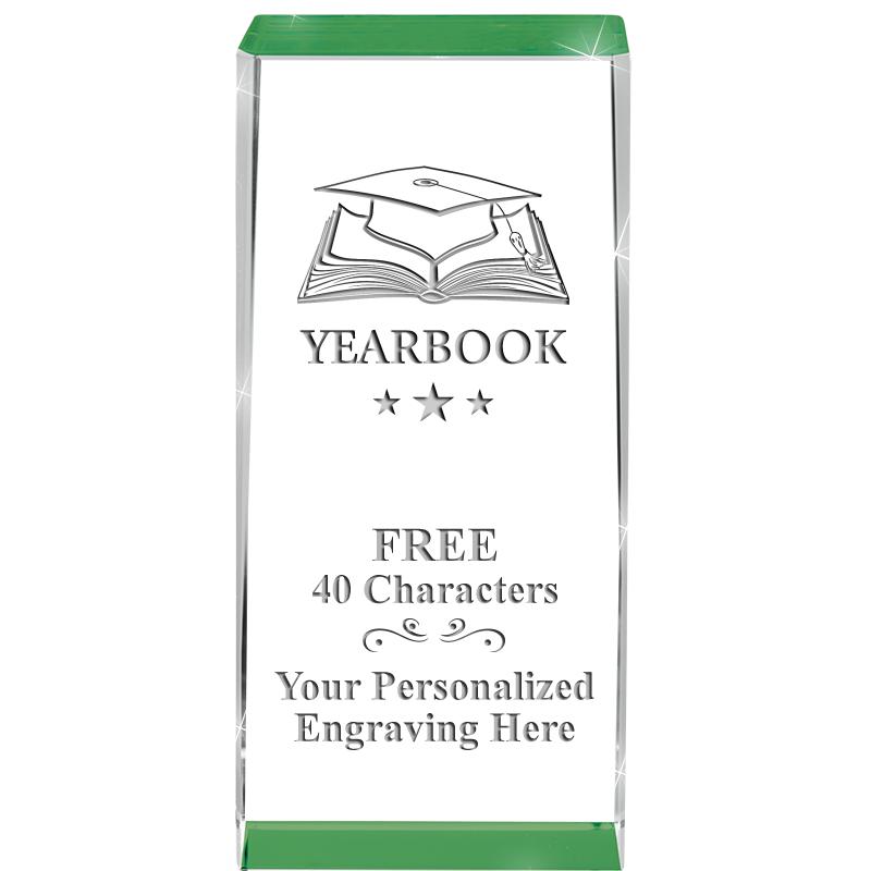 4.5" SPOTLIGHT GREEN CRYSTAL