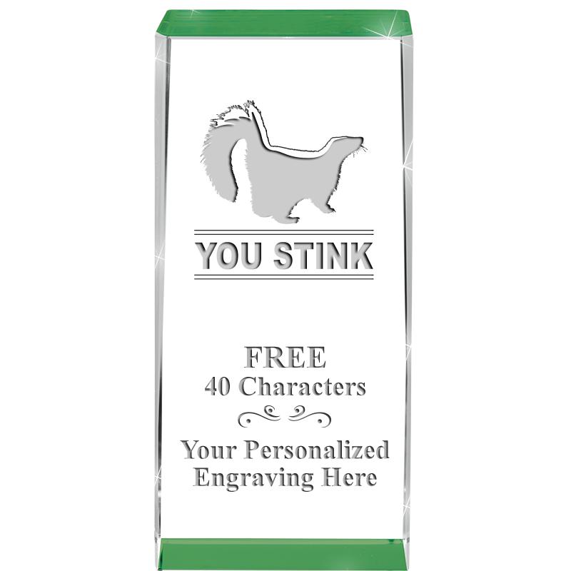 4.5" SPOTLIGHT GREEN CRYSTAL