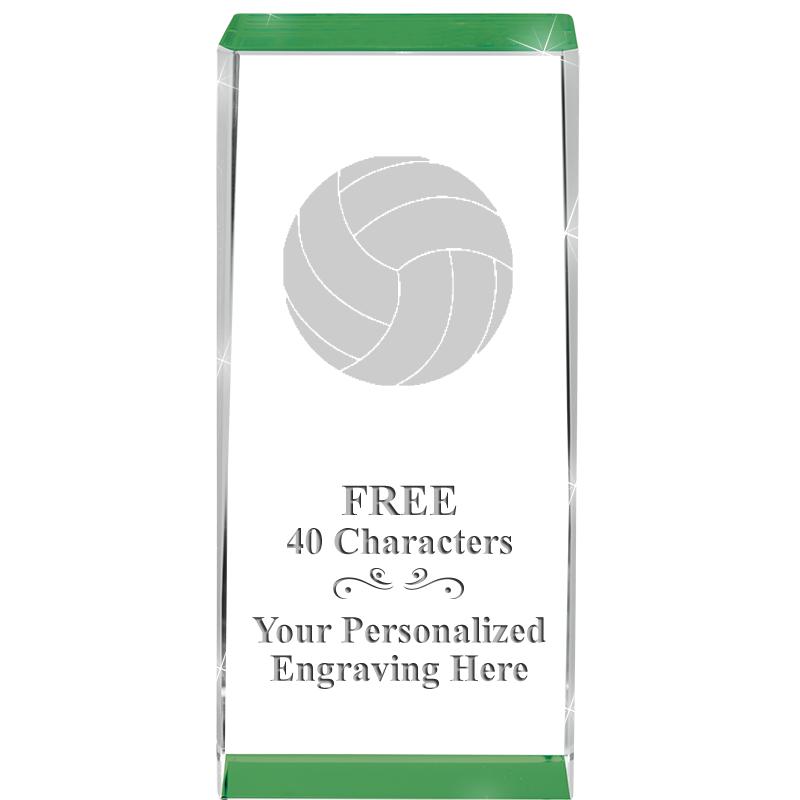 4.5" SPOTLIGHT GREEN CRYSTAL