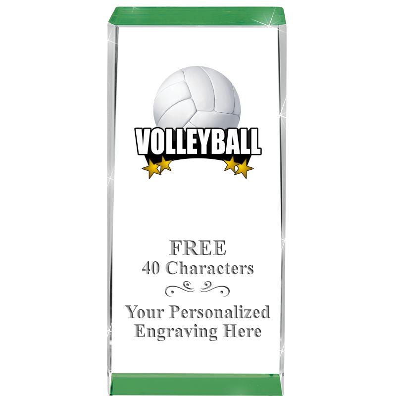 4.5" SPOTLIGHT GREEN CRYSTAL