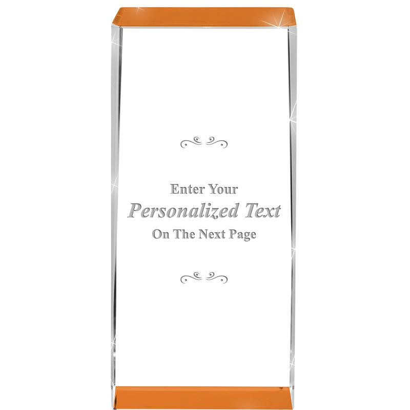 4.5" SPOTLIGHT ORANGE CRYSTAL