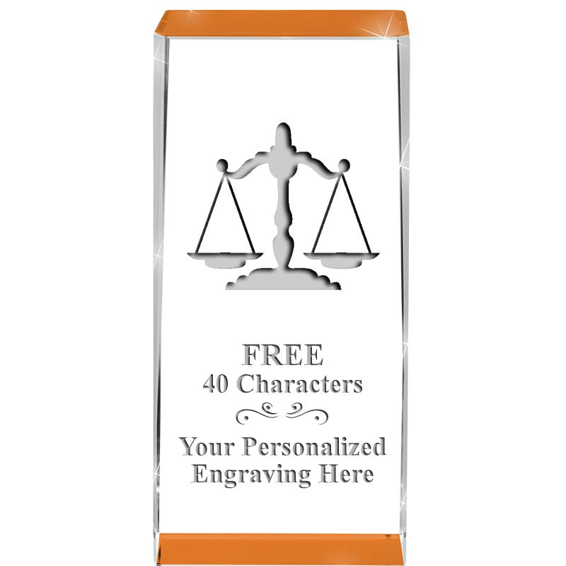 4.5" SPOTLIGHT ORANGE CRYSTAL