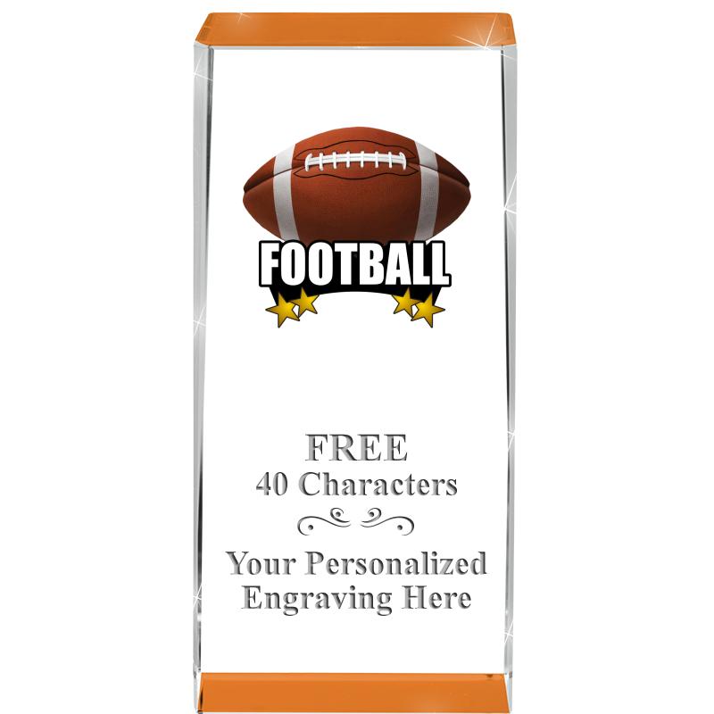 4.5" SPOTLIGHT ORANGE CRYSTAL