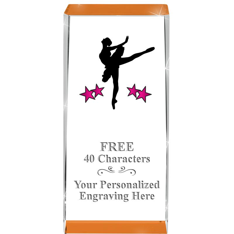 4.5" SPOTLIGHT ORANGE CRYSTAL