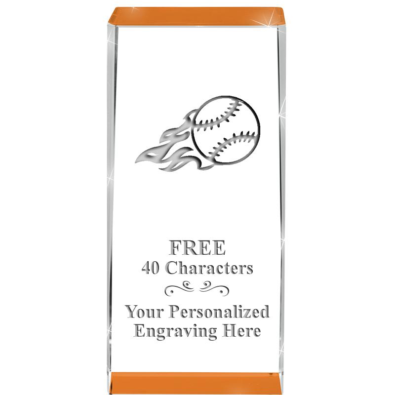 4.5" SPOTLIGHT ORANGE CRYSTAL