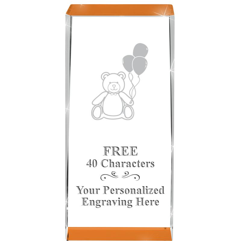 4.5" SPOTLIGHT ORANGE CRYSTAL