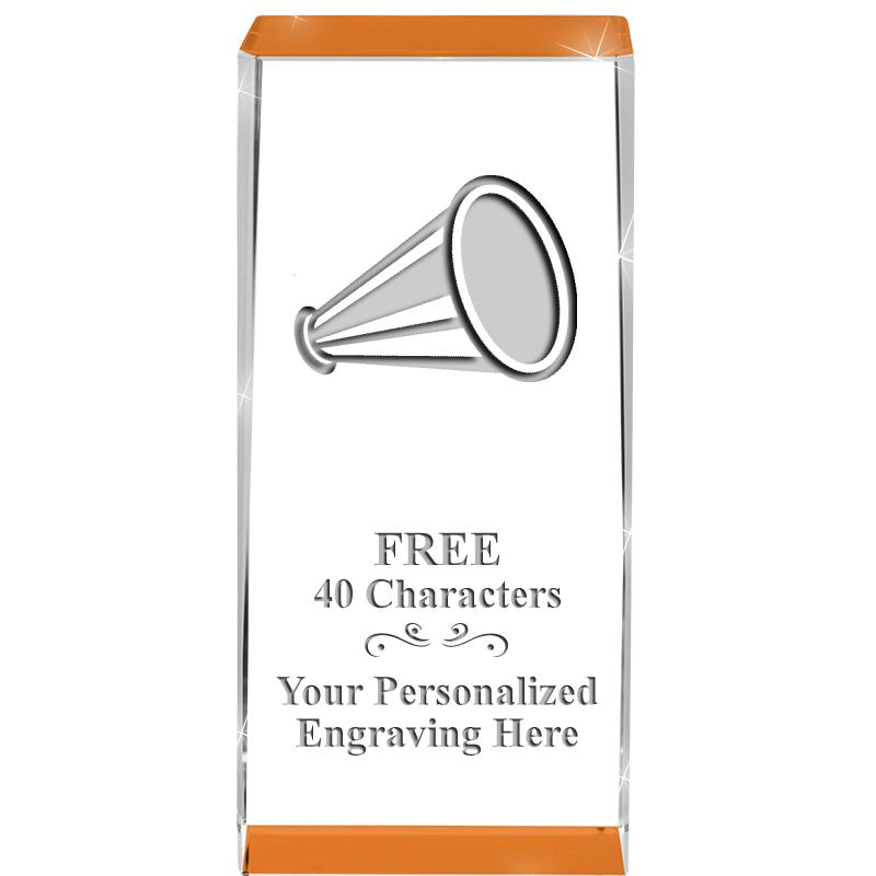 4.5" SPOTLIGHT ORANGE CRYSTAL