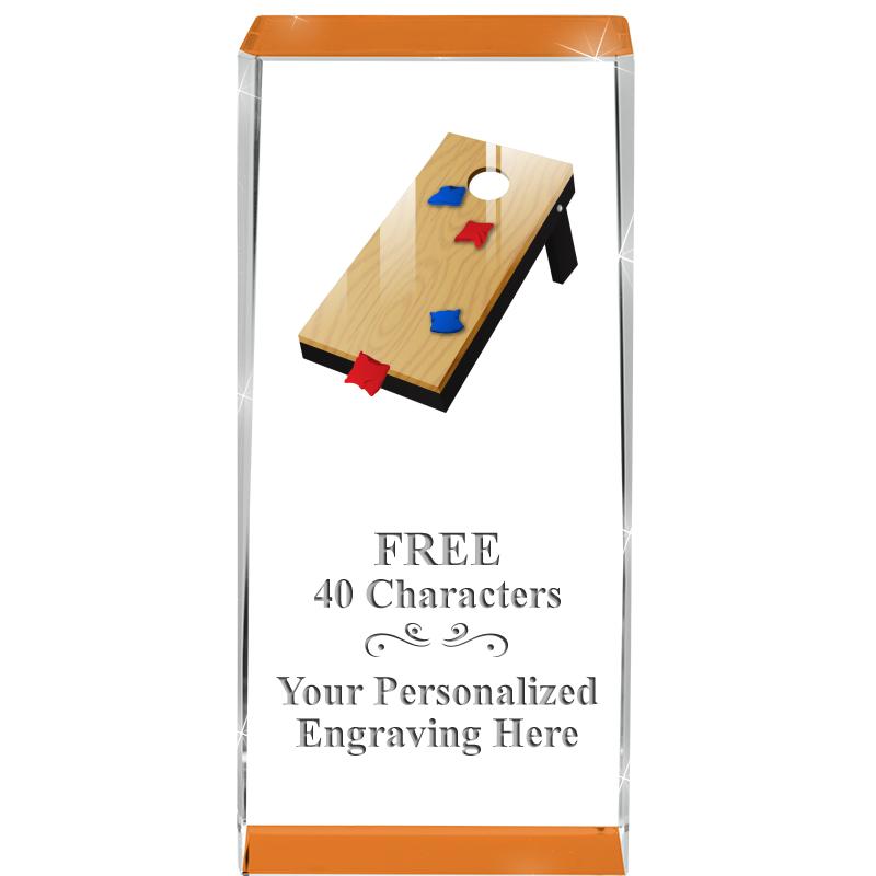 4.5" SPOTLIGHT ORANGE CRYSTAL