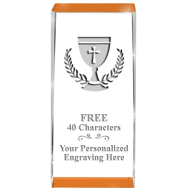 4.5" SPOTLIGHT ORANGE CRYSTAL