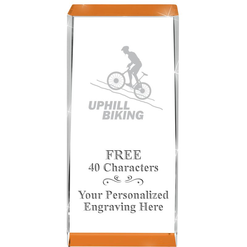 4.5" SPOTLIGHT ORANGE CRYSTAL