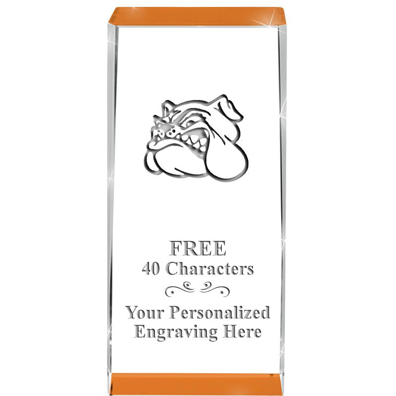 4.5" SPOTLIGHT ORANGE CRYSTAL