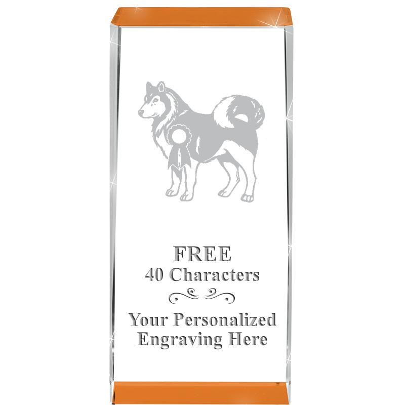 4.5" SPOTLIGHT ORANGE CRYSTAL