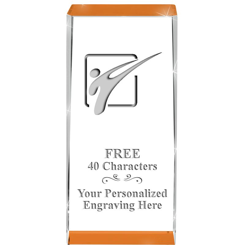 4.5" SPOTLIGHT ORANGE CRYSTAL