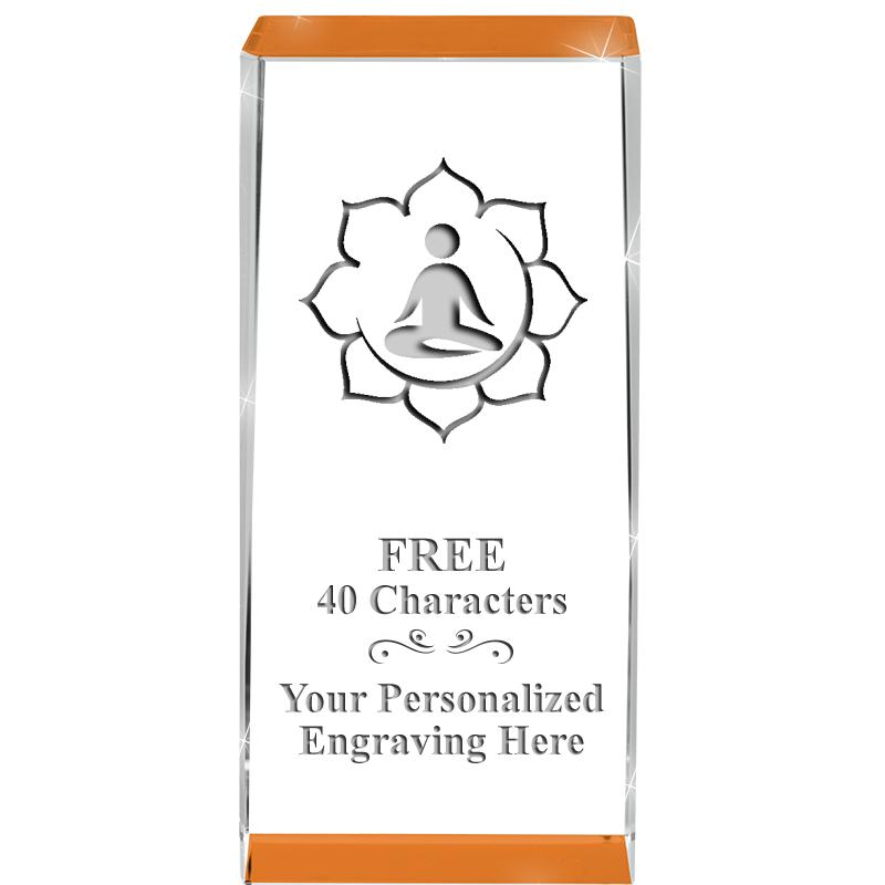 4.5" SPOTLIGHT ORANGE CRYSTAL