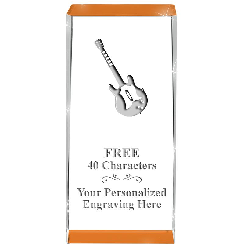 4.5" SPOTLIGHT ORANGE CRYSTAL