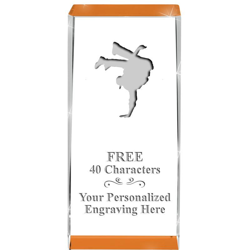 4.5" SPOTLIGHT ORANGE CRYSTAL