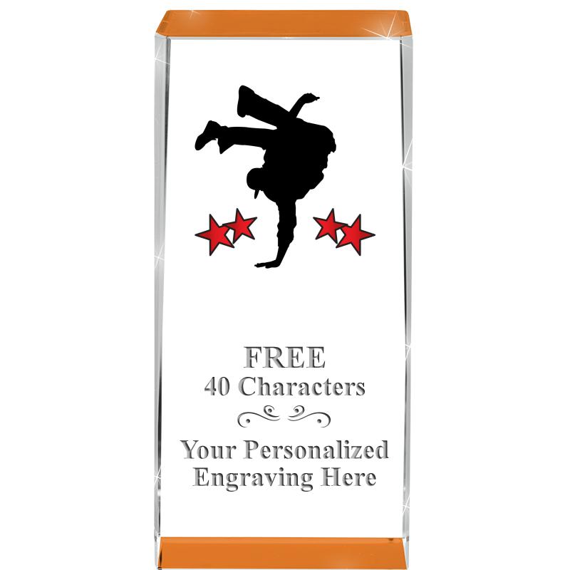 4.5" SPOTLIGHT ORANGE CRYSTAL